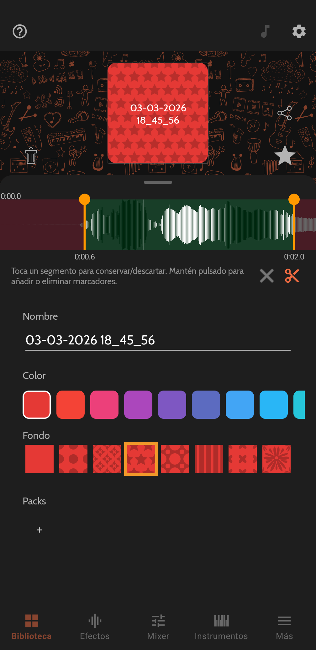 Detalle de bot&oacute;n Buttonic