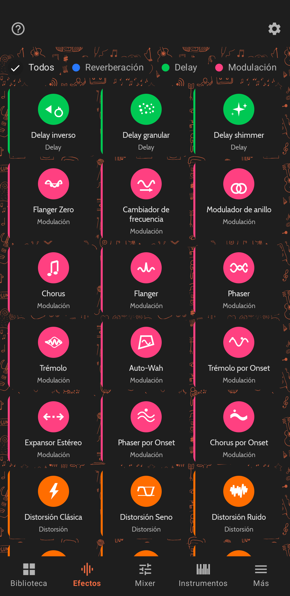 Efectos de audio Buttonic