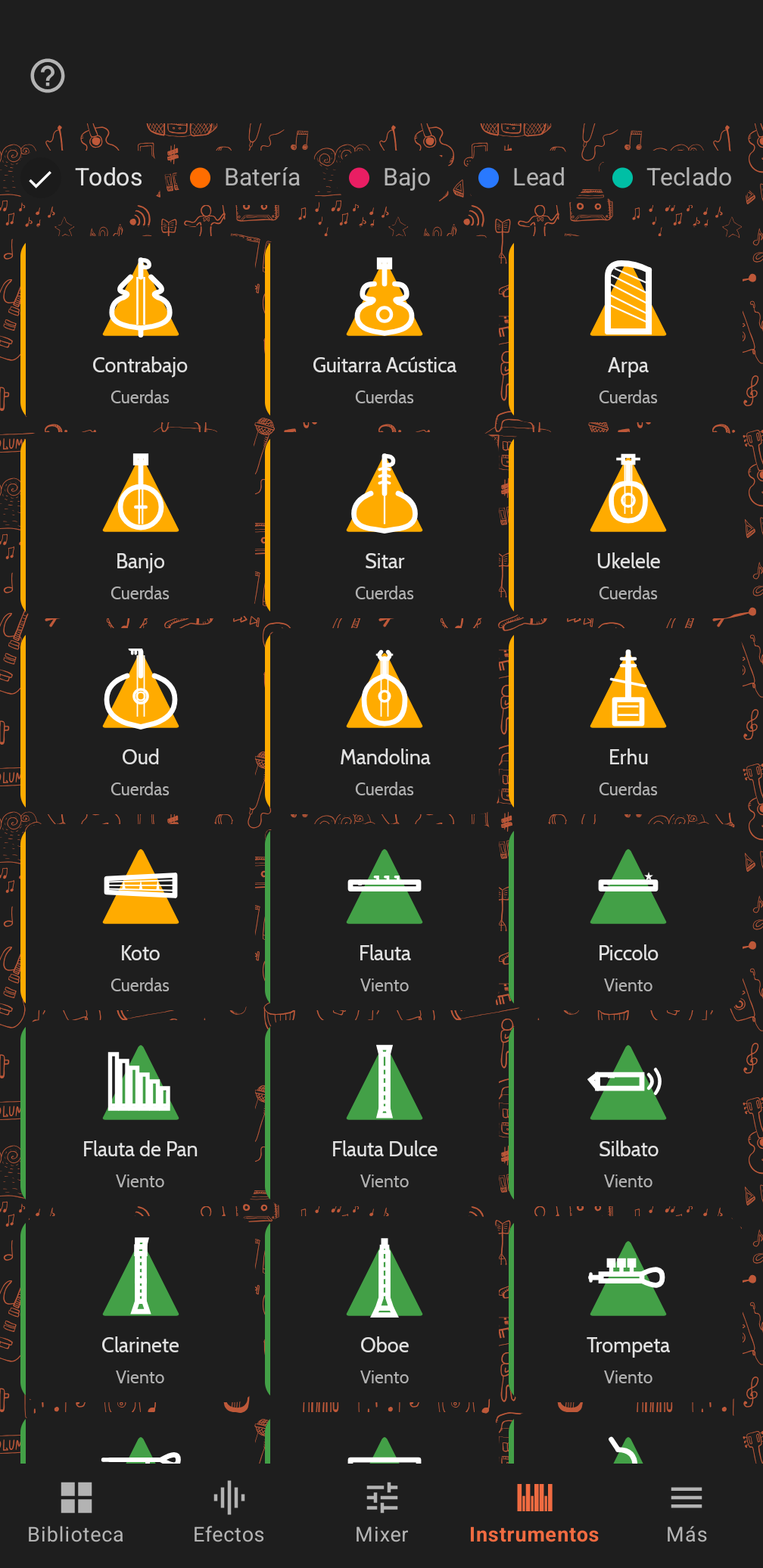Instrumentos Buttonic